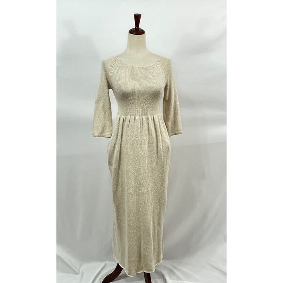 MORPH KNITWEAR Sz XS Soft Knit 100% Silk Midi Saoirse Dress - Picture 6 of 10